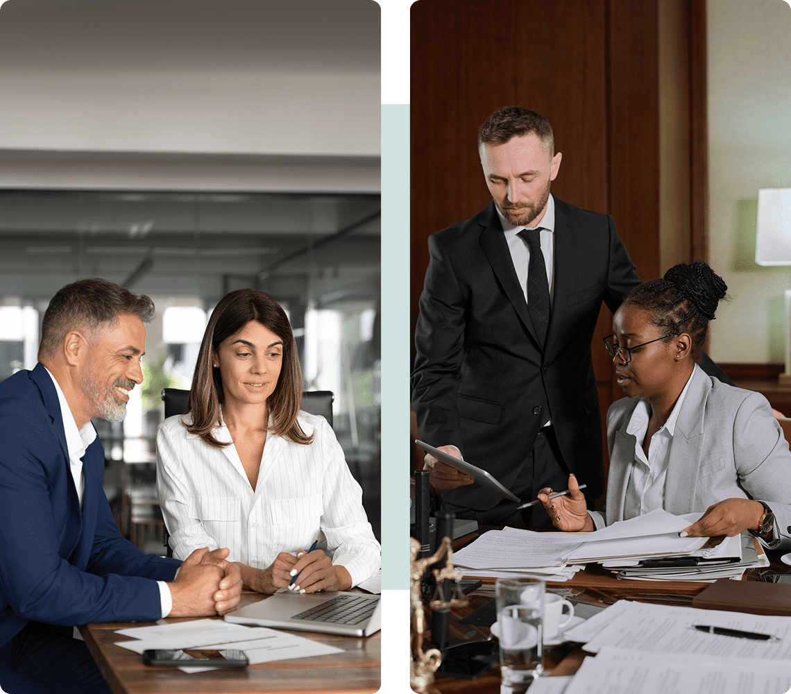 Business meeting collaboration