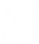 Profile symbol surrounded by stars and gear